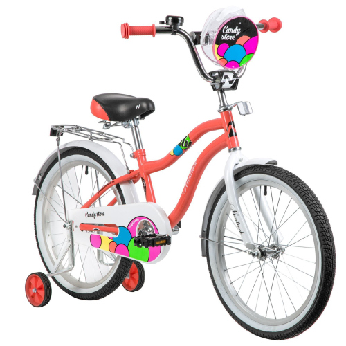Велосипед 20" Novatrack CANDY, коралловый