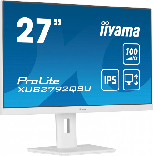 Монитор Iiyama 27" IPS LED ProLite XUB2792QSU-W6 белый