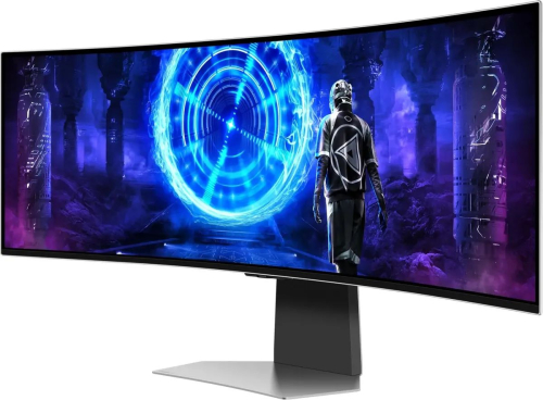 Монитор Samsung Odyssey OLED G9 49" S49DG952SI 5120x1440 серебристый LS49DG952SIXCI