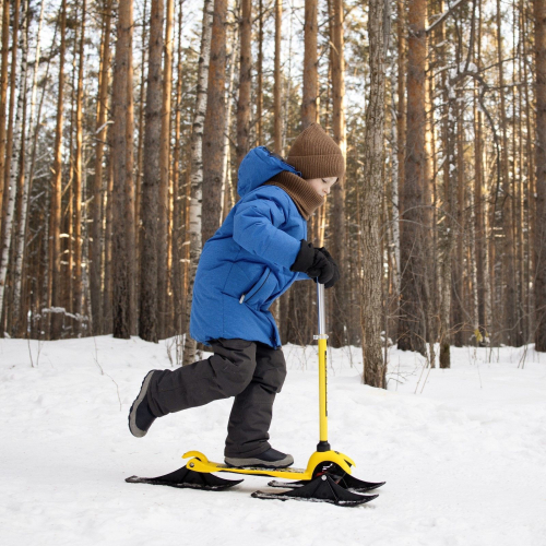 Самокат-снегокат 2 в 1 GRAFFITI «Вперед» Самокат-снегокат 2 в 1 GRAFFITI «Вперед»