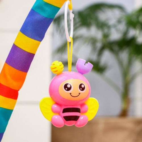 Развивающий коврик с дугами и игрушками «Домашние животные», круглый Развивающий коврик с дугами и игрушками «Домашние животные», круглый