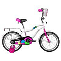 Велосипед 16" Novatrack CANDY, белый