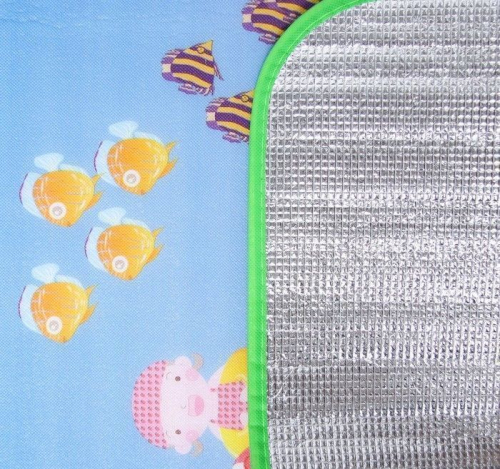 Коврик детский на фольгированной основе «Море и пляж», размер 180х150 см