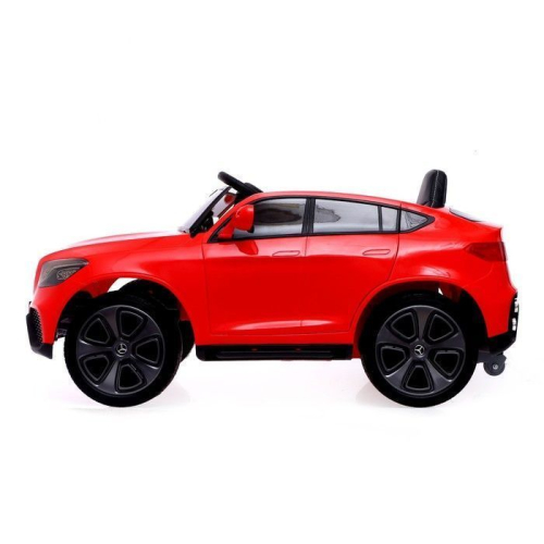 Электромобиль MERCEDES-BENZ GLC COUPE, EVA колеса, кожаное сидение, цвет красный