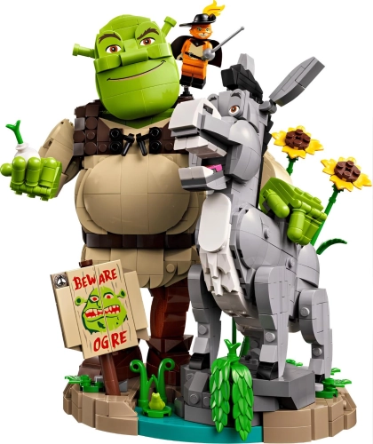 Конструктор LEGO Shrek 72423 Фигурки Шрек, Осел и Кот в сапогах
