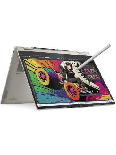 Ноутбук Lenovo Yoga 7 14AKP10, 14" (1920x1200) OLED/AMD Ryzen AI 5 340/24 ГБ DDR5/1024 ГБ SSD/AMD Radeon Graphics/Windows 11 Pro, Бежевый (83JR0060RK_Win11P)