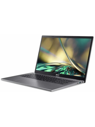 Ноутбук Acer Aspire 3 A317-55P-C3XL, 17.3" (1920x1080) IPS/Intel Processor N100/8 ГБ DDR5/512 ГБ SSD/Intel UHD Graphics/Без системы, Серый (NX.KDKCD.00J)
