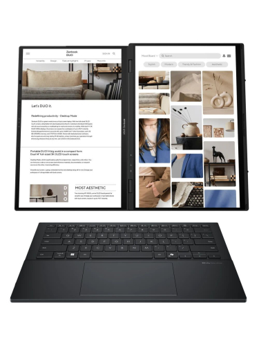 Ноутбук ASUS Zenbook 14 OLED UX8406CA-PZ268X, 14" (2880x1800) OLED 120 Гц/Intel Core Ultra 9 285H/32 ГБ DDR5/1024 ГБ SSD/Intel Arc Graphics/Windows 11 Pro, Серый (90NB14X1-M00EZ0)