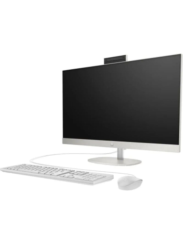 Моноблок HP 27-CR1005, 27" (1920x1080) IPS/Intel Core Ultra 5 125U/16 DDR5/512 ГБ SSD/Intel Graphics/Без ОС/Клавиатура, мышь, Белый (CW2V2PA)