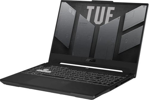 Ноутбук ASUS TUF Gaming A15 FA507RC-HN059, 15.6", IPS, AMD Ryzen 7 6800H 3.2ГГц, 8ГБ, 512ГБ SSD, NVIDIA GeForce RTX 3050 для ноутбуков - 4096 Мб, без операционной системы, серый