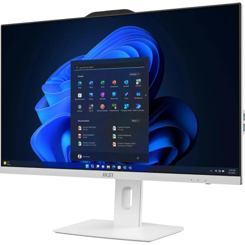 Моноблок MSI Pro AP272P 14M-616RU, 27" (1920x1080) IPS / Intel Core i5-14400 / 16 DDR5 / 512 ГБ SSD / Intel UHD Graphics / Windows 11 Pro / Клавиатура, мышь, Белый (9S6-AF8322-818)
