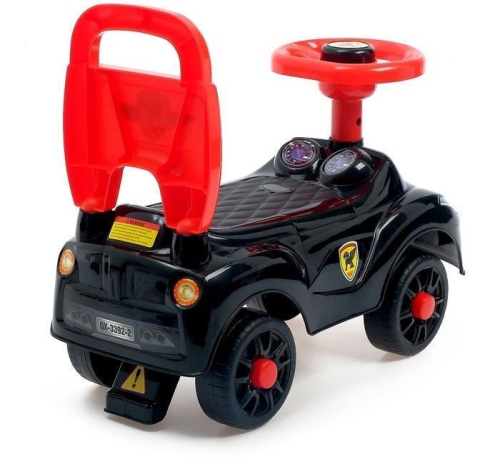 Толокар «Ночной гонщик», звуковые эффекты, цвет черный