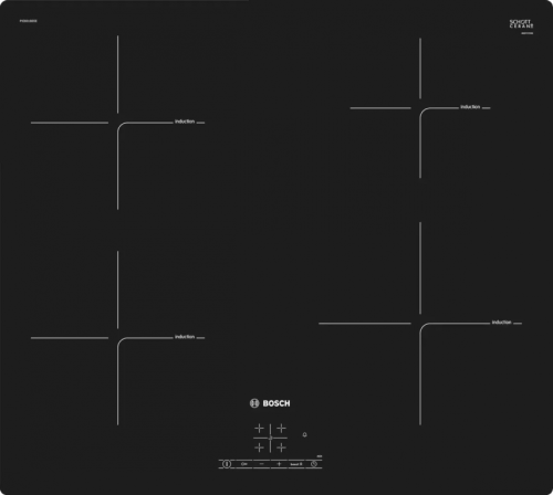 Индукционная варочная панель Bosch PIE601BB5E, независимая, черный