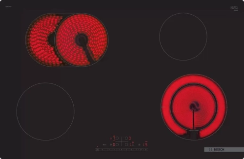 Электрическая варочная панель Bosch Serie 6 PKN811FP2E, Hi-Light, независимая, черный