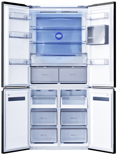 Холодильник Side-by-Side Centek CT-1746 NF Black Glass  