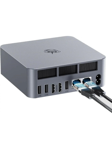 Мини-ПК Beelink EQi12, Intel Core i3-1220P / 16 ГБ DDR4 / 500 ГБ SSD / Intel UHD Graphics / Windows 11 Pro, серый (BL / EQi12-D4 / 1220P / 16G / 500G / Milky Grey)