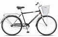 Городской велосипед STELS Navigator 200 C 26 Z010 (2023) 19" Черный + корзина (требует финальной сборки)