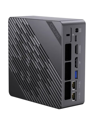Мини-ПК CHUWI AuBox Nettop, AMD Ryzen AI 9 365 / 32 ГБ DDR5 / 1024 ГБ SSD / AMD Radeon Graphics / Windows 11 Pro, серый (CWI606AIP)