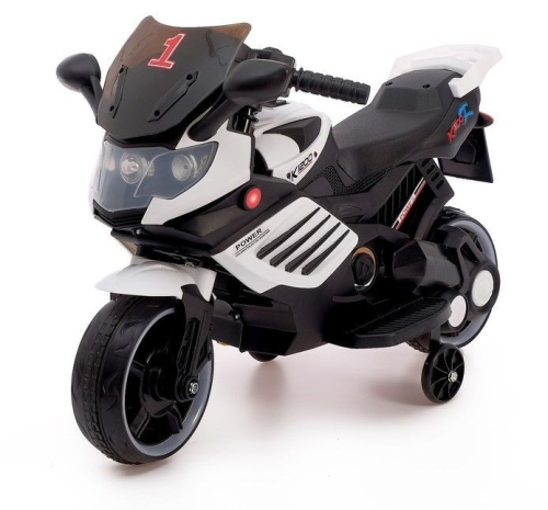 Электромобиль «Спортбайк», цвет белый Электромобиль «Спортбайк», цвет белый