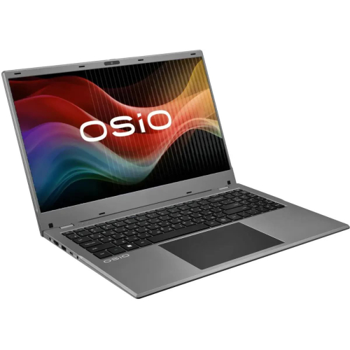 Ноутбук OSiO BaseLine B150i, 15.6" (1920x1080) IPS/Intel Processor N200/8 ГБ DDR4/512 ГБ SSD/Intel UHD Graphics/Windows 11 Home, Серый (B150I-010S)