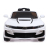 Электромобиль CHEVROLET CAMARO 2SS, EVA колеса, кожаное сидение, цвет белый