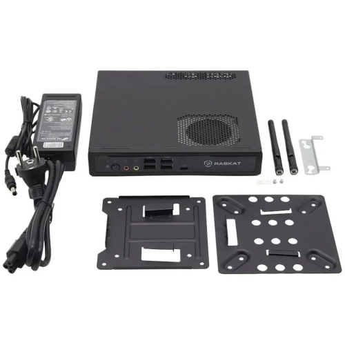 Мини-ПК Raskat STANDART 307, Intel Core i3-12100 / 16 ГБ DDR4 / 256 ГБ SSD / Intel UHD Graphics / Без ОС, черный (STANDART307168812)