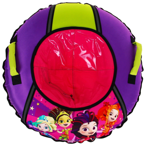 Тюбинг-ватрушка «Сказочный патруль», ТБ1-90, диаметр чехла 95 см, тент/оксфорд