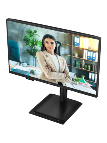 Монитор AOC 24P4U 23.8" 1920x1080 WLED 16:9 IPS 300cd, 1500:1, 20M:1, 4ms, 178°/178°, VGA, HDMI, DP, USB hub: USB3.2x3, USB-B3.2, USB-C(15W), 120Hz, Speakers, Tilt, Height, Swivel, Pivot, Internal, VESA, Black, 3y