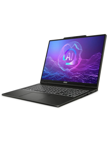 Ноутбук MSI VenturePro 16 AI A2HVEG-033XRU, 16" (2048x1280) OLED 120 Гц/Intel Core Ultra 7 255H/16 ГБ DDR5/1024 ГБ SSD/NVIDIA GeForce RTX 4050 для ноутбуков (6 Гб)/Без системы, Серый (9S7-261121-033)