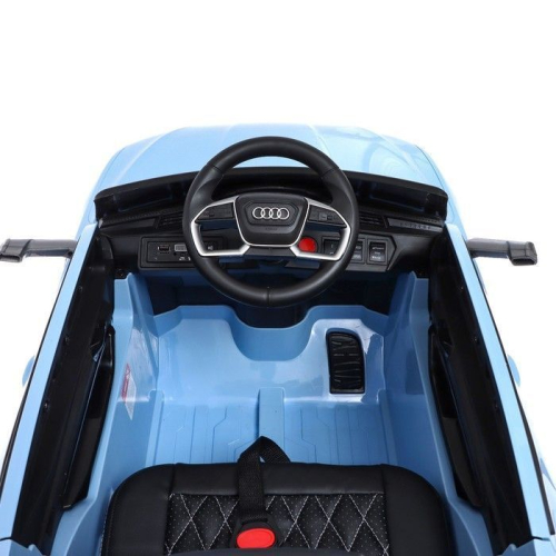 Электромобиль AUDI e-tron Sportback, EVA колеса, кожаное сидение, цвет голубой