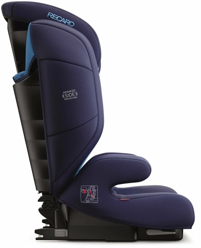 Автокресло детское RECARO Monza Nova Evo Seatfix Xeenon Blue, xenon blue, голубой, 1/2/3