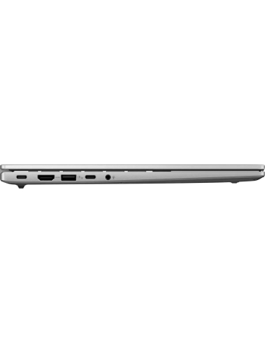 Ноутбук ASUS Vivobook S14 M3407HA, 14" (1920x1200) IPS/AMD Ryzen 7 260/16 ГБ DDR5/512 ГБ SSD/AMD Radeon Graphics/Без системы, Серебристый (90NB16E2-M00320)