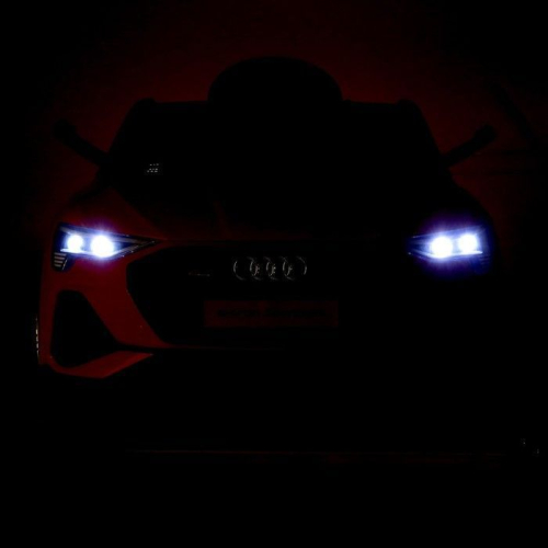 Электромобиль AUDI e-tron Sportback, EVA колеса, кожаное сидение, цвет красный