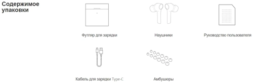 Беспроводные наушники Xiaomi Mi True Wireless Earphones 2 Pro, черный