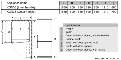 Холодильник Bosch KGN36NLEA, INOX