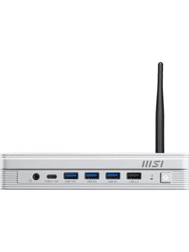 Мини-ПК MSI Pro DP10 A14MG-014BRU, Intel Core i3-14100 / Отсутствует DDR5 / Отсутствует SSD / Intel UHD Graphics / Без ОС, белый (936-B21012-014)