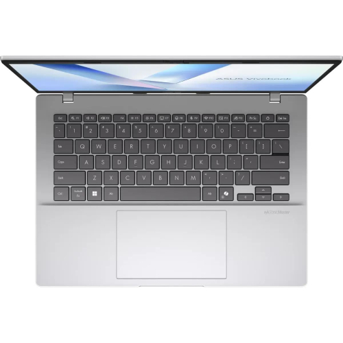Ноутбук ASUS Vivobook 14 M1407KA-LY028, 14" (1920x1200) IPS/AMD Ryzen AI 5 340/16 ГБ DDR5/512 ГБ SSD/AMD Radeon Graphics/Без системы, Серебристый (90NB15H3-M000X0)