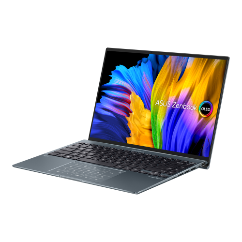 Ноутбук ASUS Zenbook 14X OLED UX5401ZA-KN205X, 14" (2880x1800) OLED 90Гц сенсорный/Intel Core i7-12700H/16ГБ LPDDR5/512ГБ SSD/Iris Xe Graphics/Windows 11 Pro, серый (90NB0WM1-M00AV0)