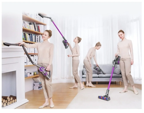 Пылесос Jimmy H8 Pro, серый/фиолетовый