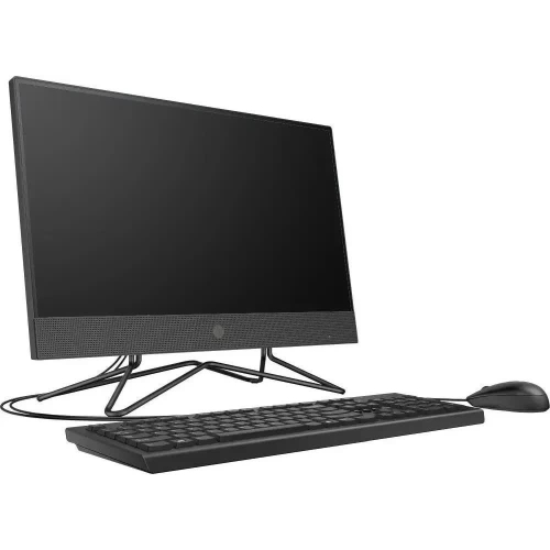 Моноблок HP 200 G4, 21.5" (1920x1080) IPS / Intel Core i5-1235U / 8 DDR4 / 512 ГБ SSD / Intel Iris Xe Graphics / Без ОС / Клавиатура, мышь, Черный (6D418EA)