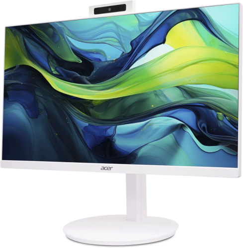 Моноблок Acer Aspire C24A-GRPL 23.8" Full HD Core 5 120U (1.4) 16Gb SSD512Gb Graphics CR Win 11 GbitEth WiFi BT 90W клавиатура мышь Cam белый