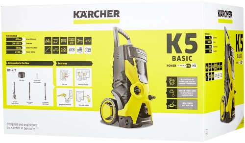 Мойка высокого давления KARCHER K 5 Basic (1.180-580.0), 145 бар, 500 л/ч