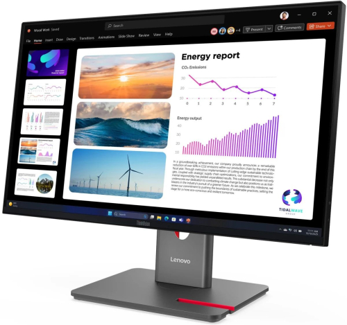 Монитор Lenovo 24" ThinkVision P24Q-40 черный IPS LED 2560x1440 120Hz 4ms 64B2GAT1UK