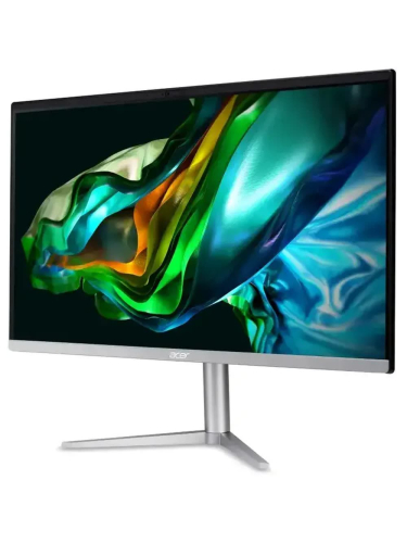Моноблок Acer Aspire C24-1300, 23.8" (1920x1080) IPS / AMD Ryzen 3 7320U / 8 DDR5 / 512 ГБ SSD / AMD Radeon Graphics / Windows 11 Home / Клавиатура, мышь, Черный (DQ.BKRCD.007)
