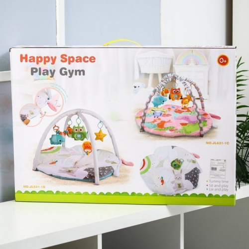 Развивающий коврик «Зайчики», с дугами