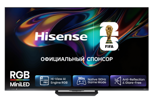 Телевизop Hisense 75UR8S (2026)