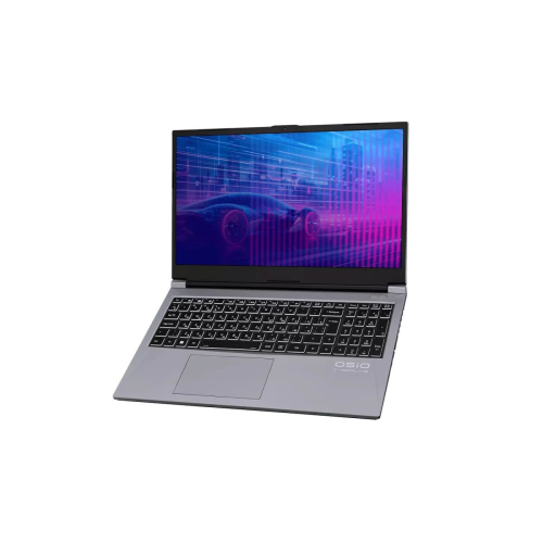 Ноутбук OSiO CyberLine C150i, 16" (1920x1080) IPS 144 Гц/Intel Core i5-12600H/16 ГБ DDR4/512 ГБ SSD/NVIDIA GeForce RTX 3050 (6 Гб)/Без системы, Серый (C150i-001)