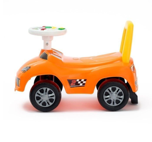 Толокар «Ламбо», световые и звуковые эффекты, цвет оранжевый