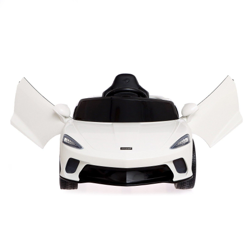 Электромобиль Mclaren GT, EVA колёса, кожаное сидение, цвет белый