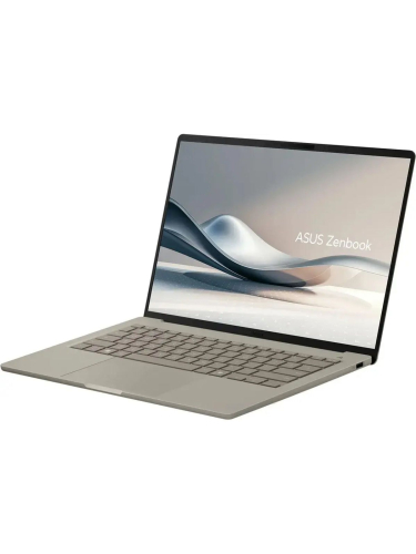 Ноутбук ASUS Zenbook 14 UX3407NA-QD100W, 14" (1920x1200) OLED/Qualcomm Snapdragon X2 Elite X2E-88-100/32 ГБ LPDDR5X/1024 ГБ SSD/Qualcomm Adreno/Windows 11 Home, Бежевый (90NB1711-M007R0)
